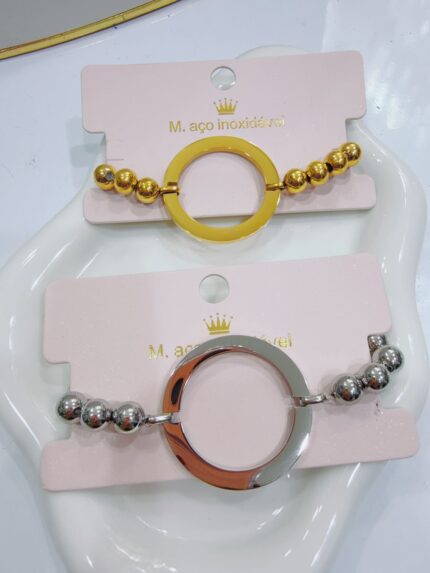 Bracelete de aço