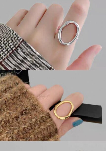 Anel de aço inoxidável