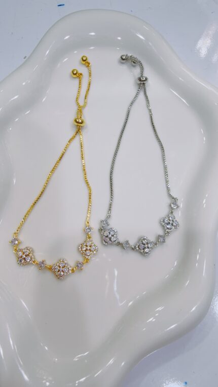 Pulseira de folheado