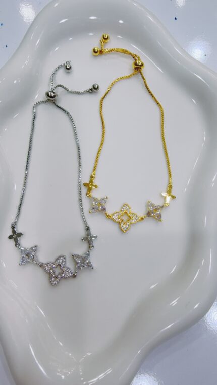 Pulseira de folheado