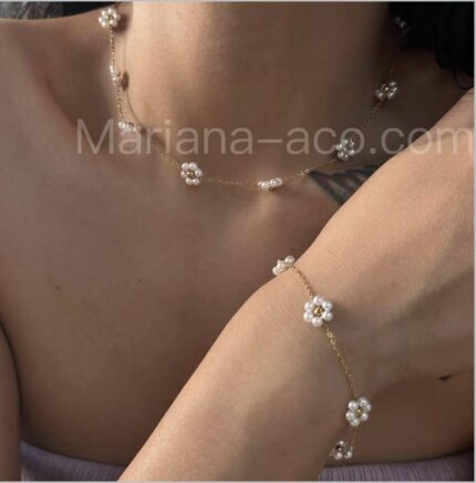 Kit colar e pulseira